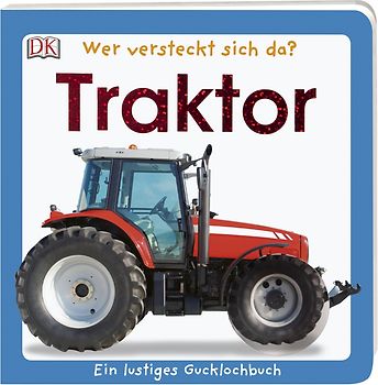 Wer versteckt sich da. Traktor
