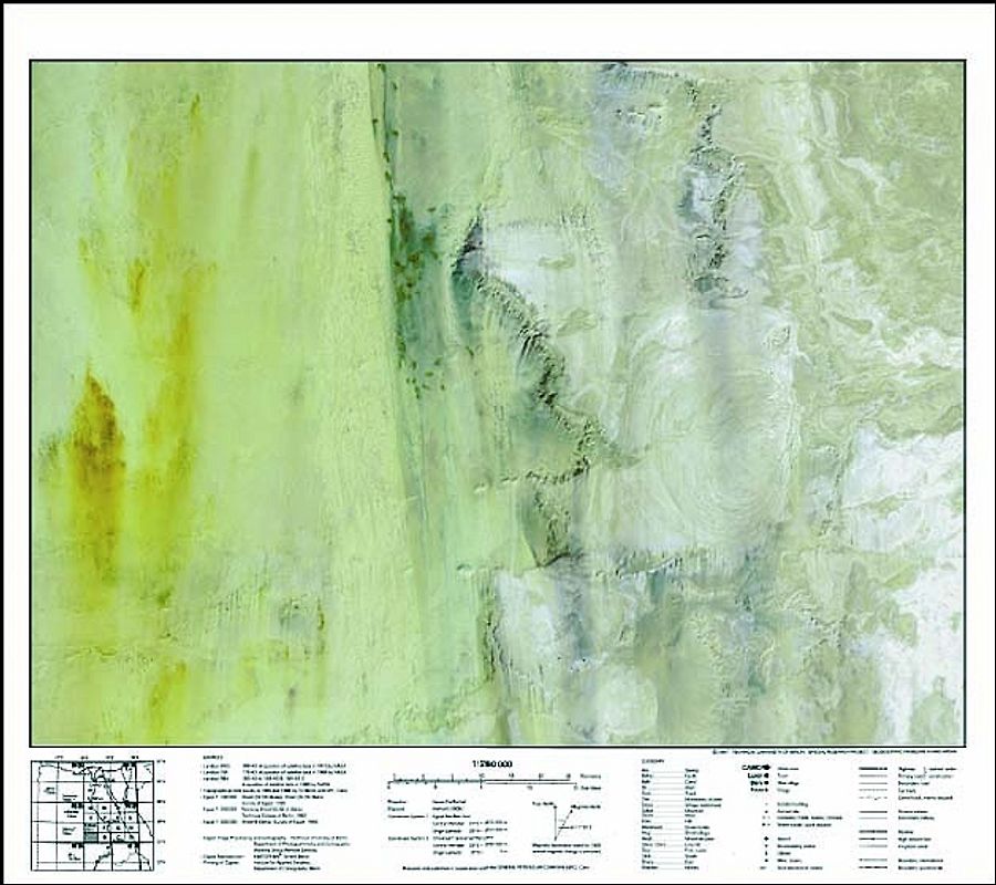 Bâris /Ägypten - Satellitenbildkarte