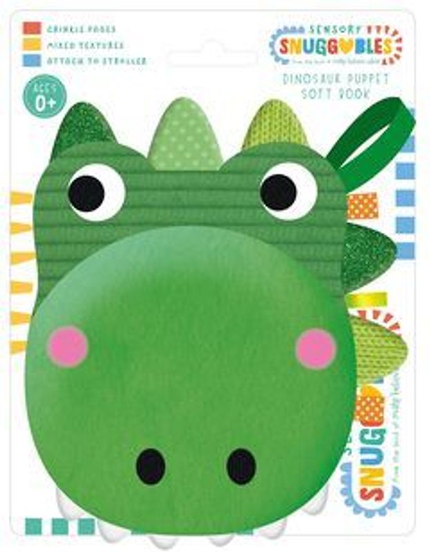 Sensory Snuggables Dinosaur Hand-Puppet Soft Book