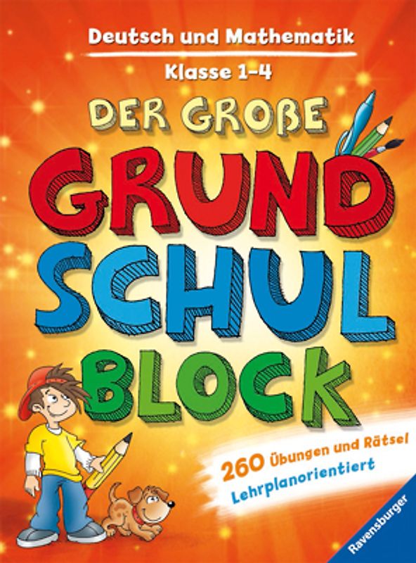 Der große Grundschulblock (Klasse 1 - 4). Deutsch und Mathematik
