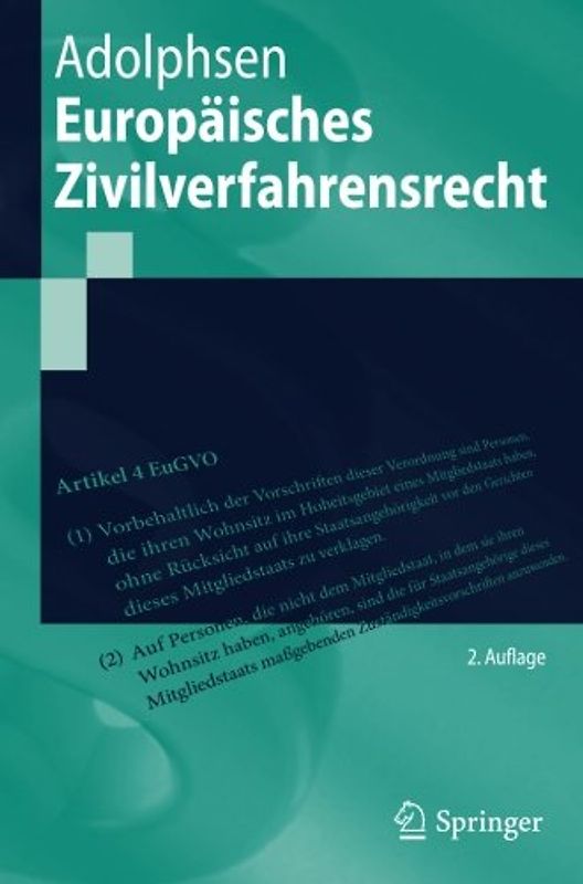 Europäisches Zivilverfahrensrecht