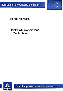 Der Saint-Simonismus in Deutschland