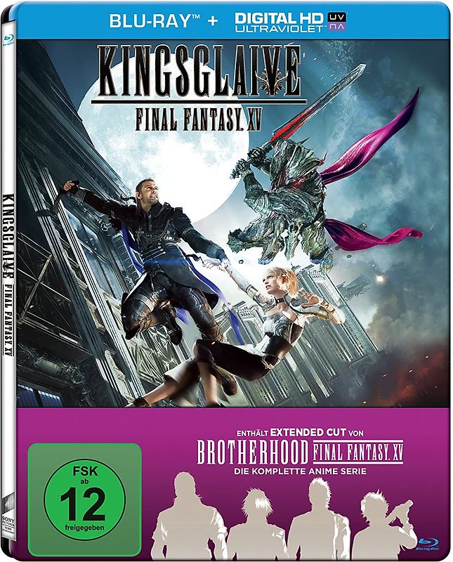 Kingsglaive: Final Fantasy XV [Steelbook, 2 Discs] Blu-ray Disc