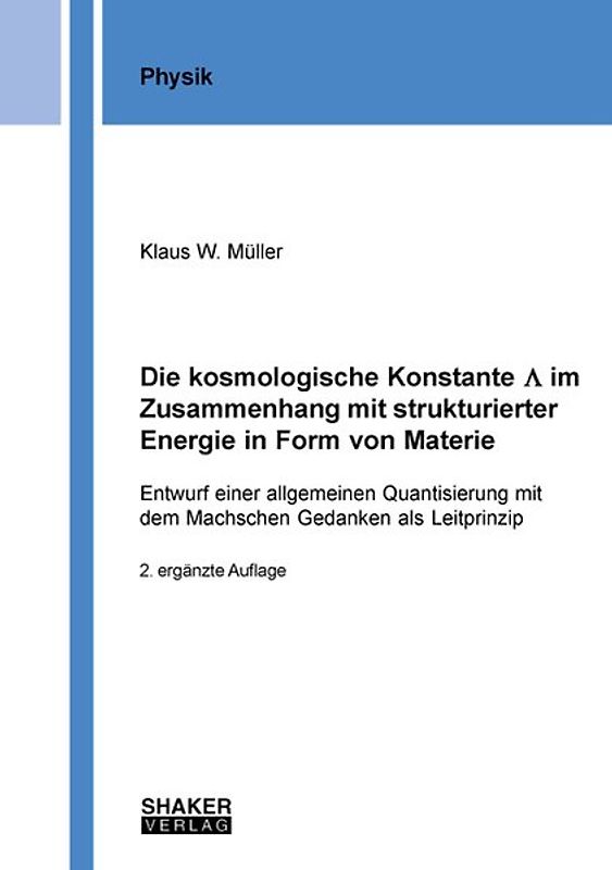 Die kosmologische Konstante Λ im Zusammenhang mit strukturierter Energie in Form von Materie