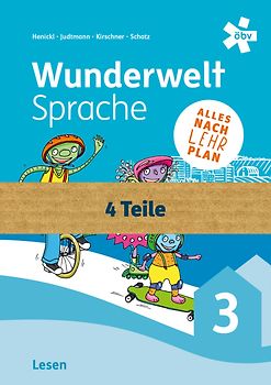 Wunderwelt Sprache 3, Schulbuch in vier Teilen