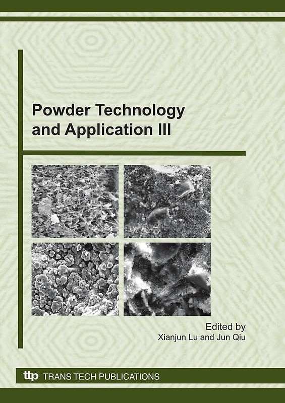 Powder Technology and Application III