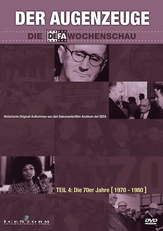 Der Augenzeuge - Die DEFA Wochenschau - Die 70er Jahre (1970 - 1980) (2 DVDs) DVD