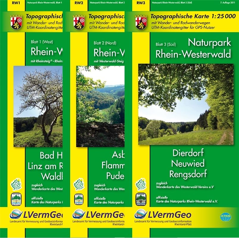 Naturpark Rhein-Westerwald /Asbach, Bad Hönningen, Dierdorf, Flammersfeld, Linz am Rhein, Neuwied, Puderbach, Rengsdorf, Unkel, Waldbreitbach