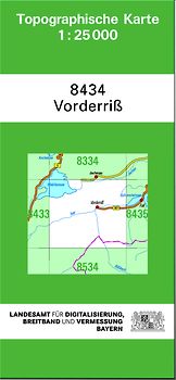 TK25 8434 Vorderriß