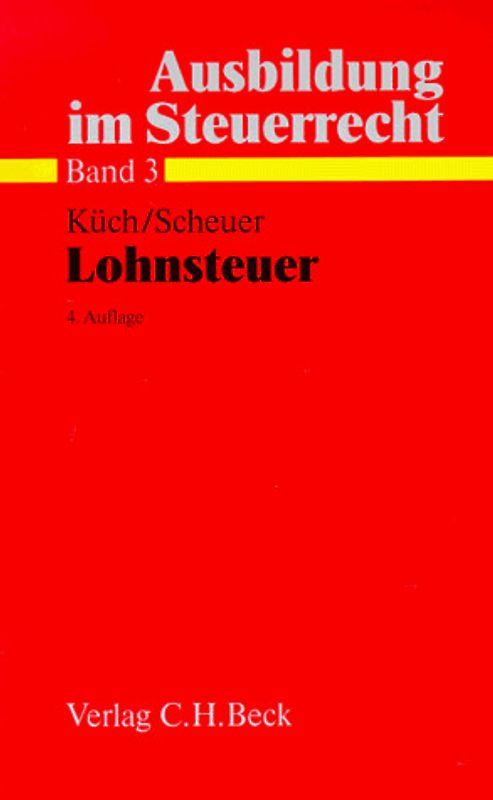 Ausbildung im Steuerrecht / Lohnsteuer