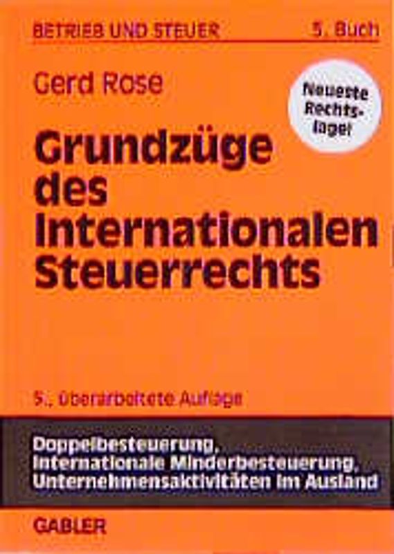 Grundzüge des Internationalen Steuerrechts