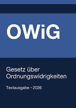 OWiG - Gesetz über Ordnungswidrigkeiten (Deutschland) 2026