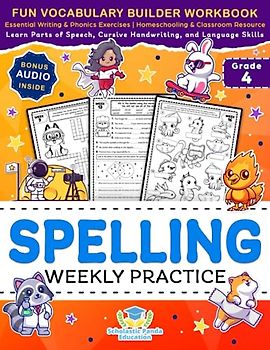 Spelling Weekly Practice for 4th Grade