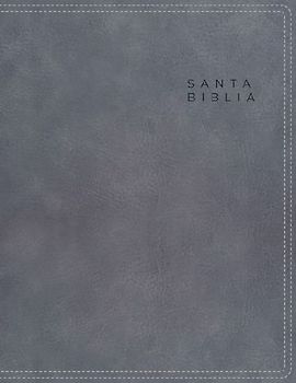Nbla, Santa Biblia, Edición Para Notas, Leathersoft, Gris Azulado