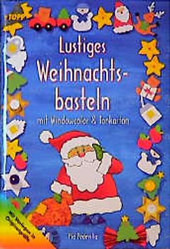 Lustiges Winterbasteln. Mit Windowcolor und Tonkarton