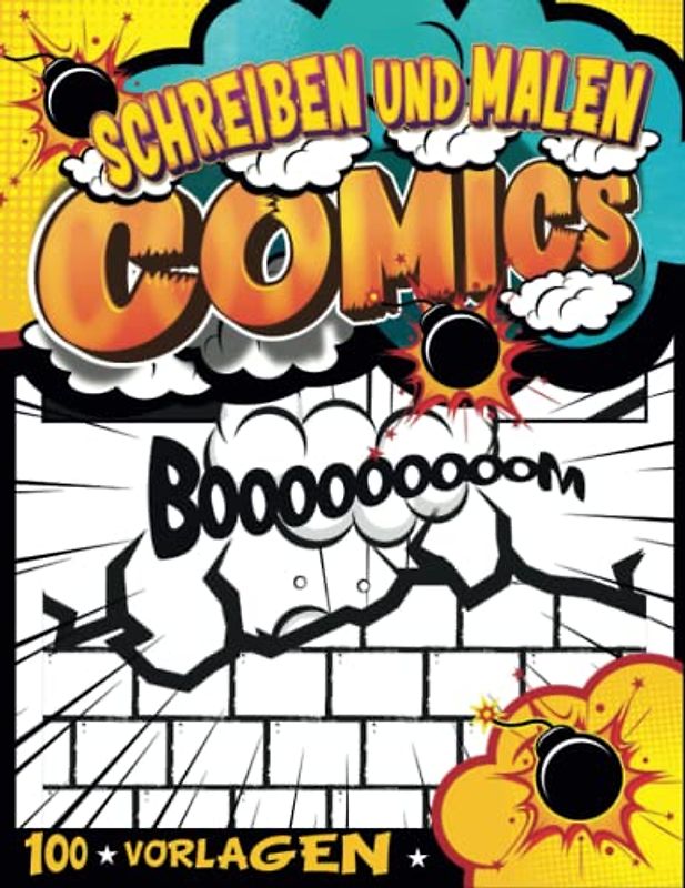 Comic Kinder Zeichnen Licht: Comic-Zeichen- Und Schreibübungen Für Kinder | Schreibe Und Zeichne Graphic Novels Für Kinder Im Alter Von 9 Bis 12