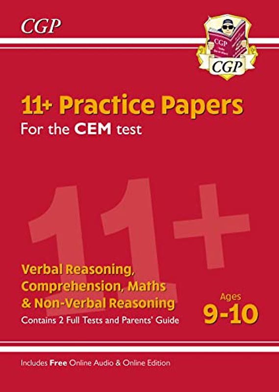 11+ CEM Practice Papers - Ages 9-10 (with Parents' Guide & Online Edition) (CGP CEM 11+ Ages 9-10)