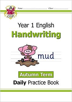 KS1 Handwriting Year 1 Daily Practice Book: Autumn Term (CGP Year 1 Daily Workbooks)