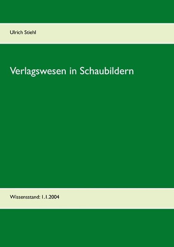 Verlagswesen in Schaubildern