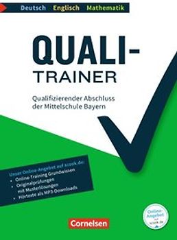Quali-Trainer Deutsch/Englisch/Mathematik - Bayern - 9. Jahrgangsstufe
