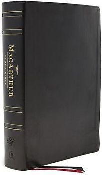 Esv, MacArthur Study Bible, 2nd Edition, Genuine Leather, Black
