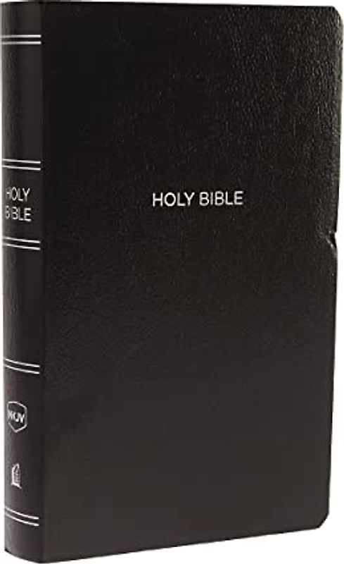 NKJV, Gift and Award Bible, Leather-Look, Black, Red Letter, Comfort Print: Holy Bible, New King James Version