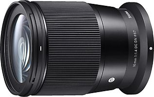 Sigma C 16 mm F1.4 DC DN 67 mm Objectif (adapté à Nikon Z) noir