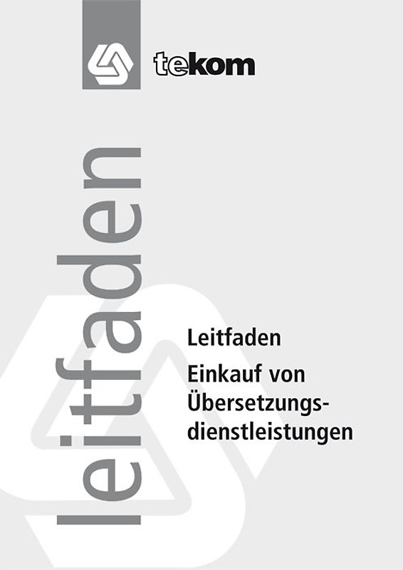 Einkauf von Übersetzungsdienstleistungen