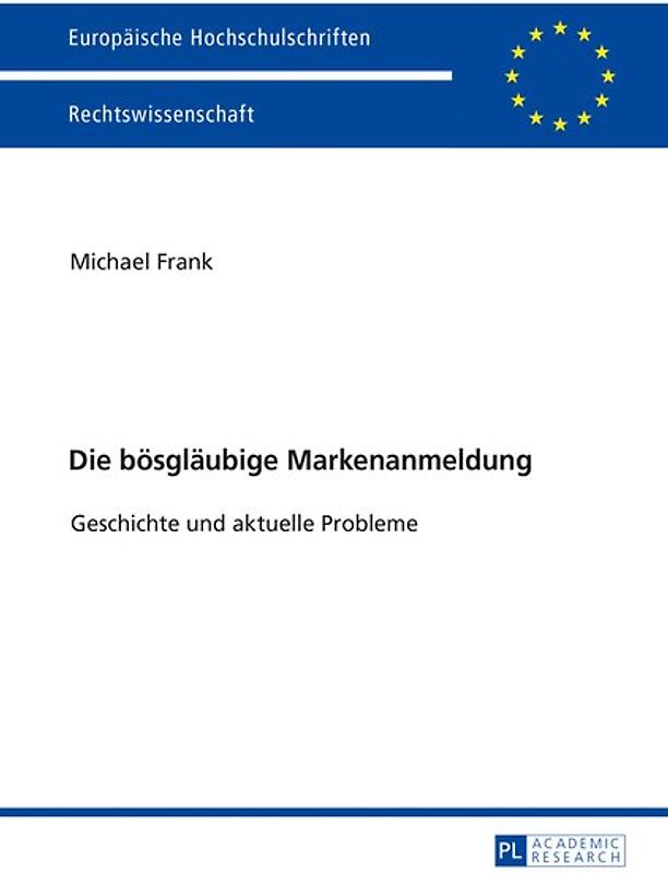 Die bösgläubige Markenanmeldung