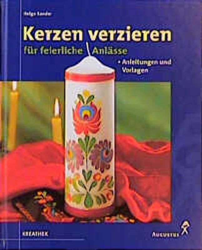 Kerzen verzieren für feierliche Anlässe. Anleitungen und Vorlagen
