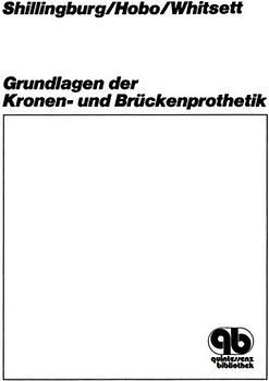 Grundlagen der Kronen- und Brückenprothetik
