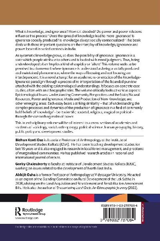 Knowledge, Power and Ignorance