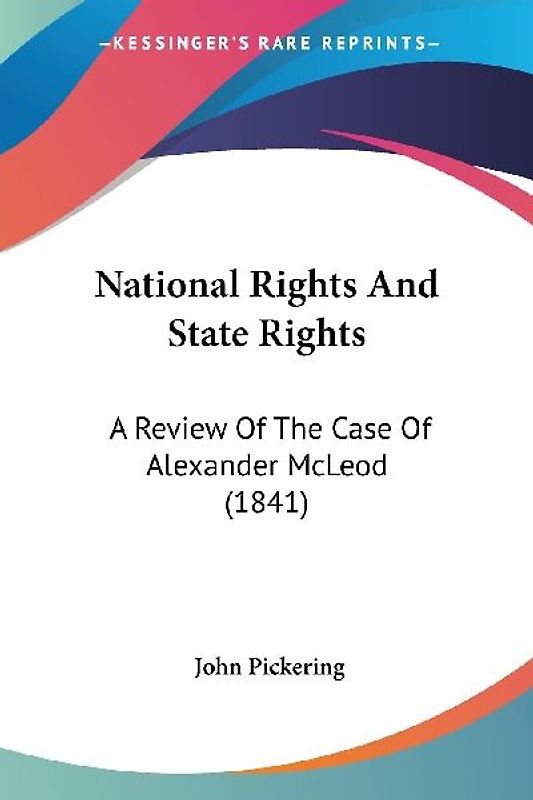 National Rights And State Rights