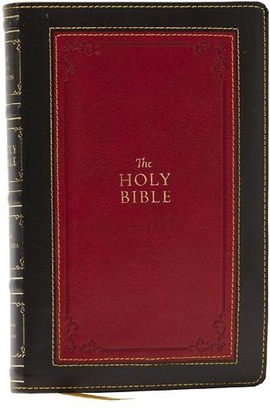 1611 KJV with Apocrypha, Black Leathersoft