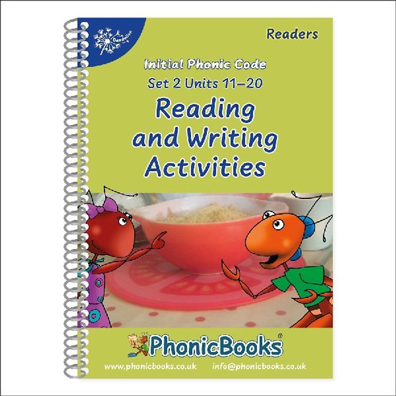 Phonic Books Dandelion Readers Reading and Writing Activities Set 2 Units 11-20