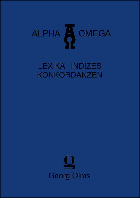 Concordancía Calderoniana / Konkordanz zu Calderón Teil III: Dramas