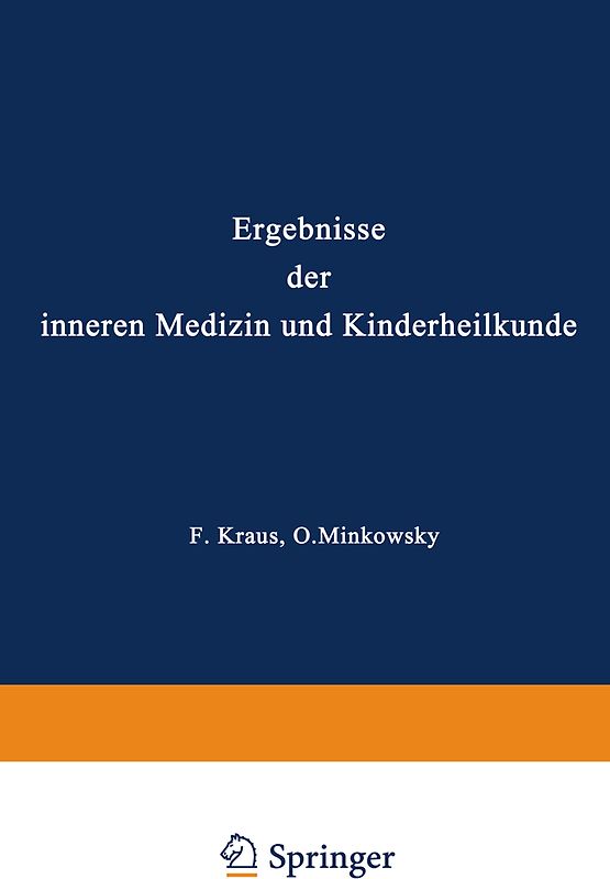 Ergebnisse der Inneren Medizin und Kinderheilkunde