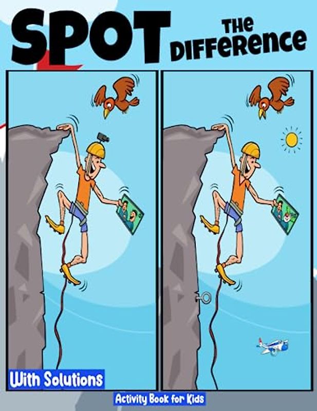 Spot the Difference Activity Book for Kids: Engaging Search and Find Puzzle Book for Children to Explore and Unravel Hidden Delights (Spot the difference for kids)