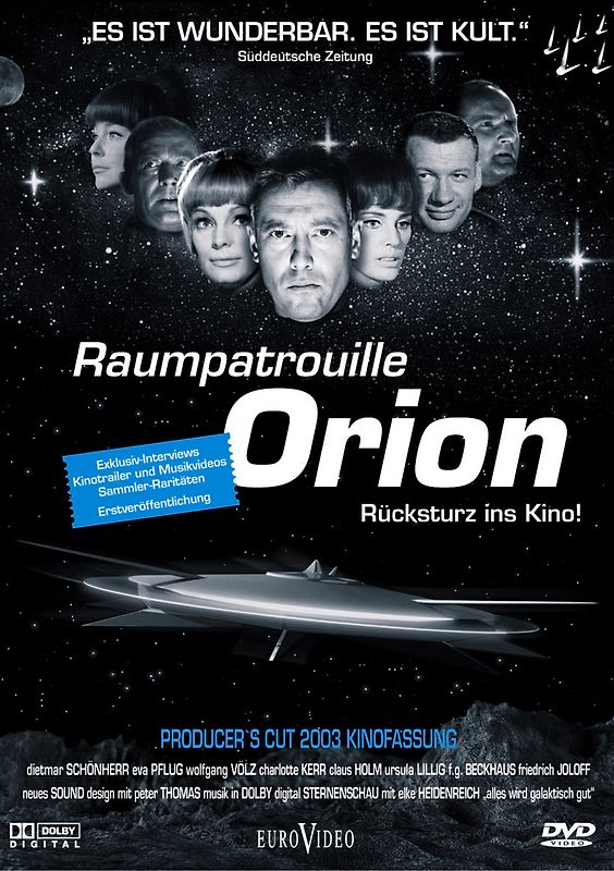 Raumpatrouille Orion - Rücksturz ins Kino DVD