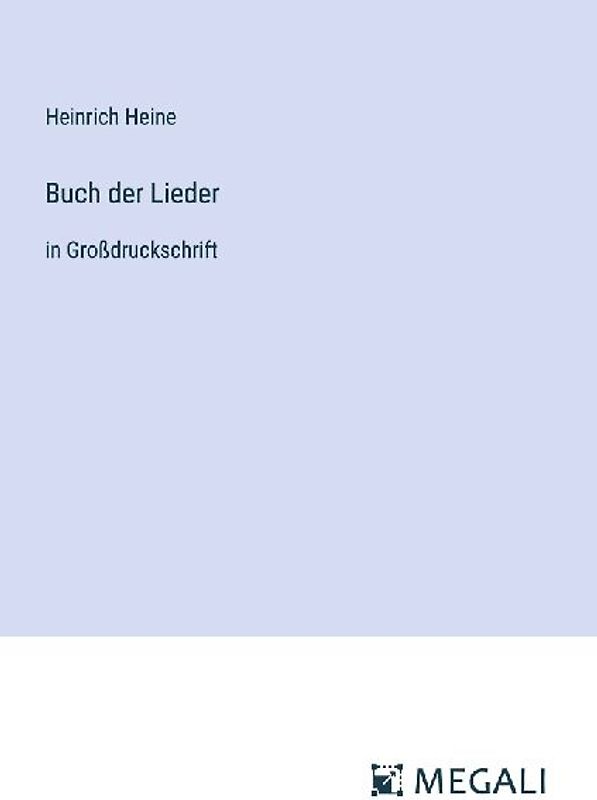 Buch der Lieder