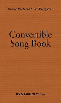 Convertible Song Book