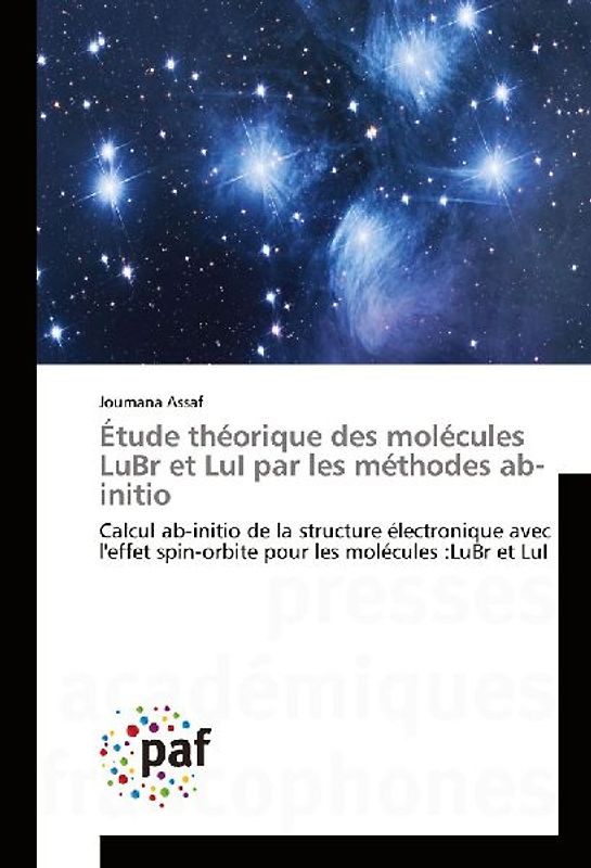 Étude théorique des molécules LuBr et LuI par les méthodes ab-initio