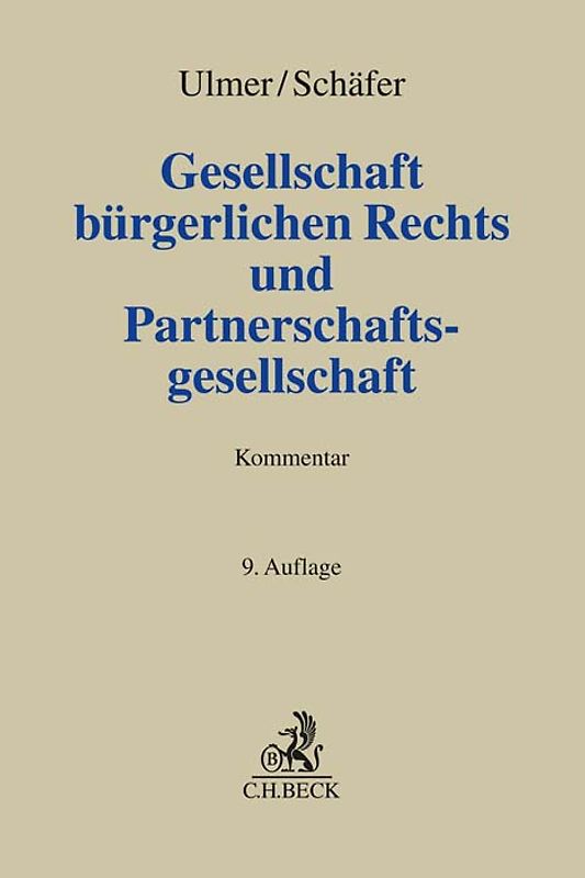 Gesellschaft bürgerlichen Rechts und Partnerschaftsgesellschaft. GbR, PartG
