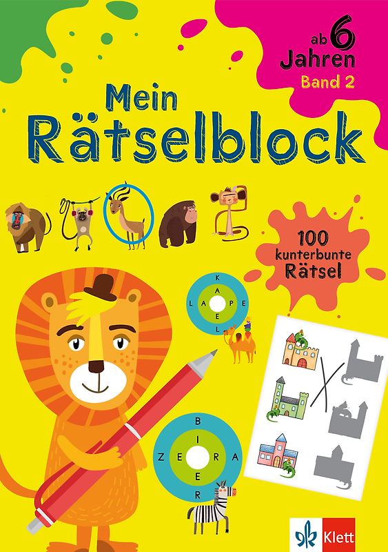 Klett Mein Rätselblock ab 6 Jahren Band 2