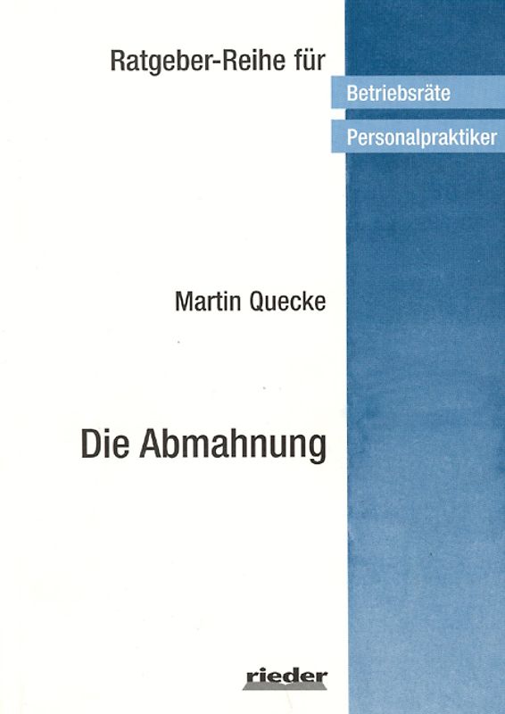 Die Abmahnung