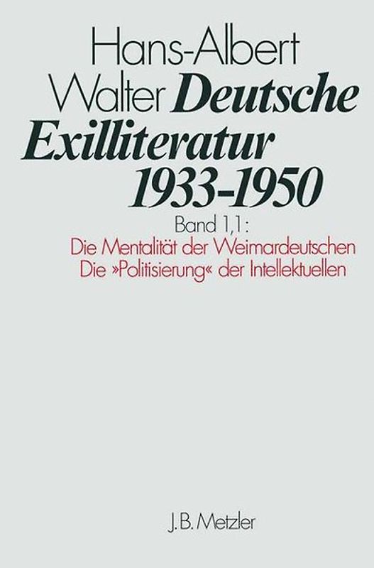 Deutsche Exilliteratur 1933–1950