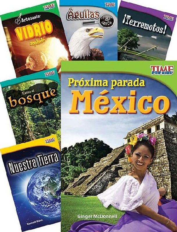 Time for Kids(r) Informational Text Grade 2 Spanish Readers Set 1 10-Book Set