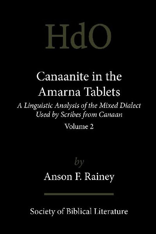 Canaanite in the Amarna Tablets