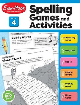 Spelling Games and Activities, Grade 4 Teacher Resource