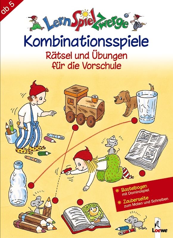 Kombinationsspiele - Rätsel und Übungen für die Vorschule